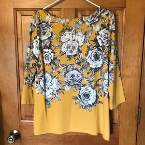 Charter club 3/4 sleeve shirt